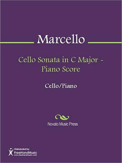 Cello Sonata in C Major - Piano Score