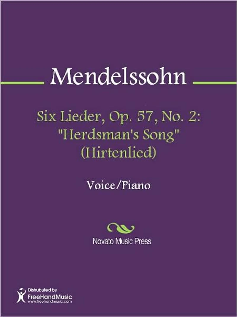 Six Lieder, Op. 57, No. 2: "Herdsman's Song" (Hirtenlied)
