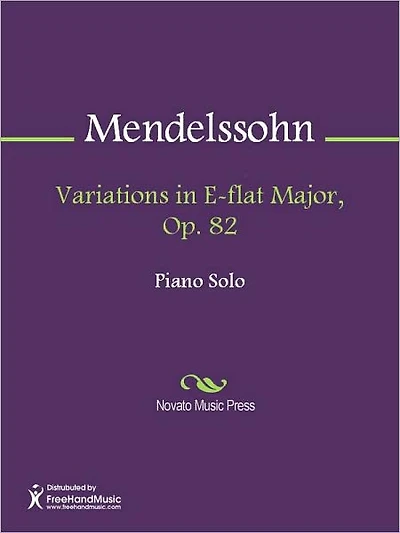 Variations in E-flat Major, Op. 82