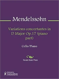 Variations concertantes in D Major Op.17 (cello part)