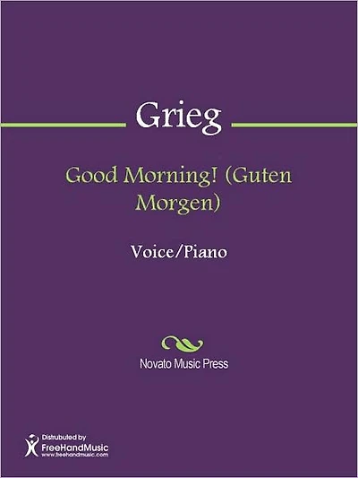 Good Morning! (Guten Morgen)