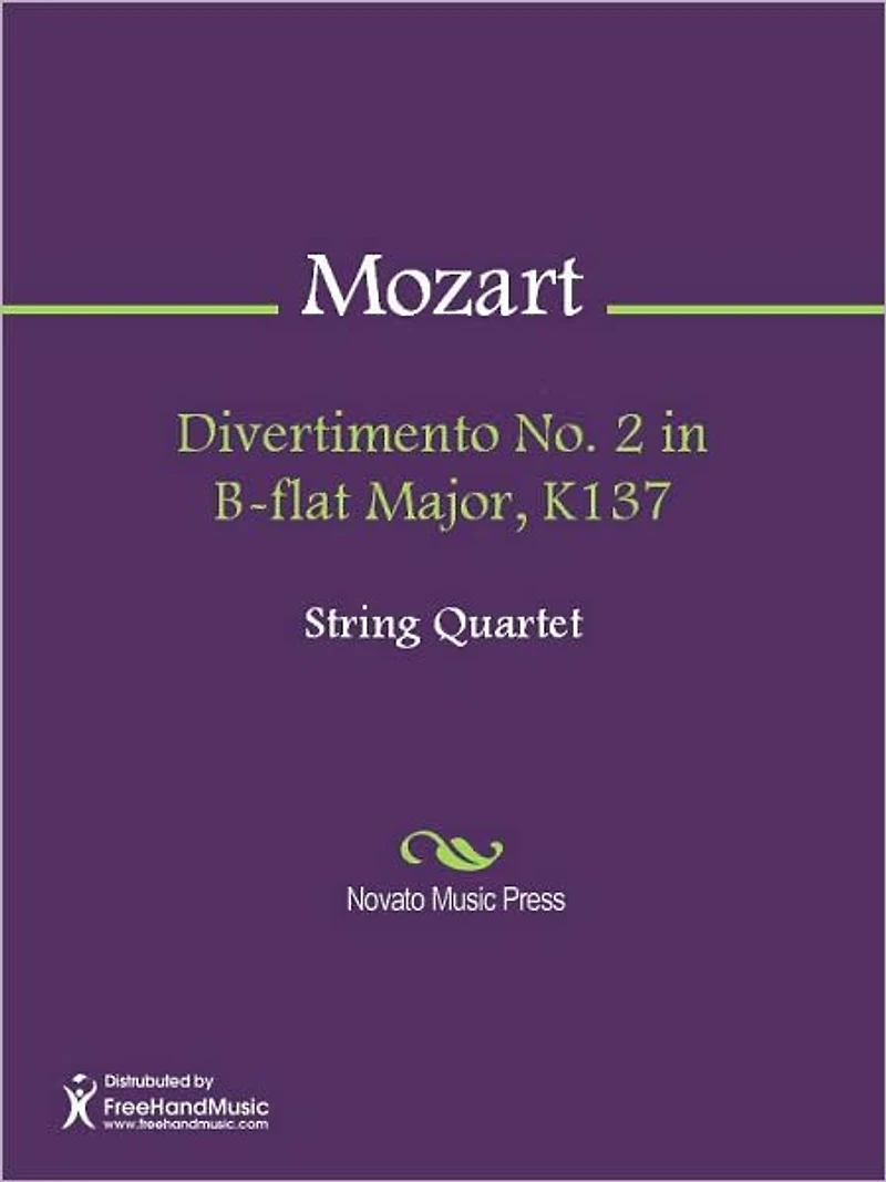 Divertimento No. 2 in B-flat Major, K137