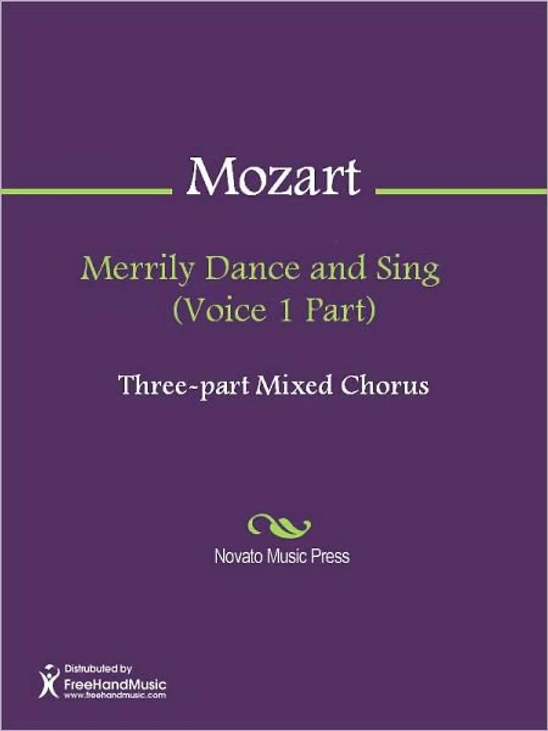 Merrily Dance and Sing (Voice 1 Part)
