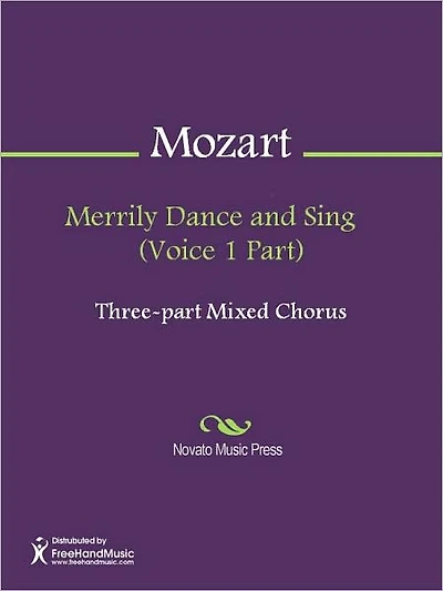 Merrily Dance and Sing (Voice 1 Part)