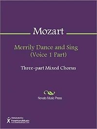 Merrily Dance and Sing (Voice 1 Part)