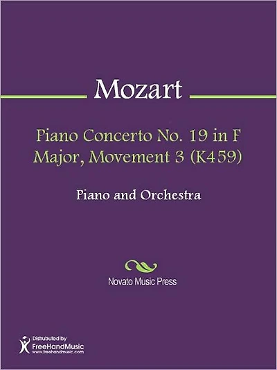 Piano Concerto No. 19 in F Major, Movement 3 (K459)