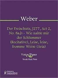 Der Freischutz, J277, Act 2, No. 8a,b - Wie nahte mir der Schlummer (Recitative), Leise, leise, fromme Weise (Aria)