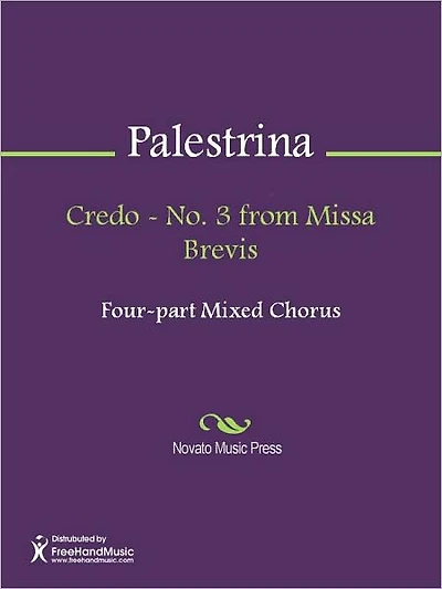 Credo - No. 3 from Missa Brevis