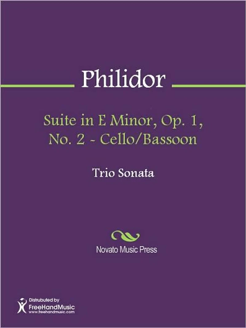 Suite in E Minor, Op. 1, No. 2 - Cello/Bassoon