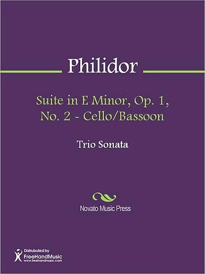 Suite in E Minor, Op. 1, No. 2 - Cello/Bassoon