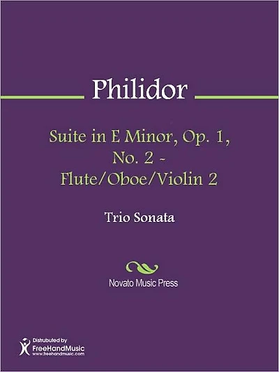 Suite in E Minor, Op. 1, No. 2 - Flute/Oboe/Violin 2