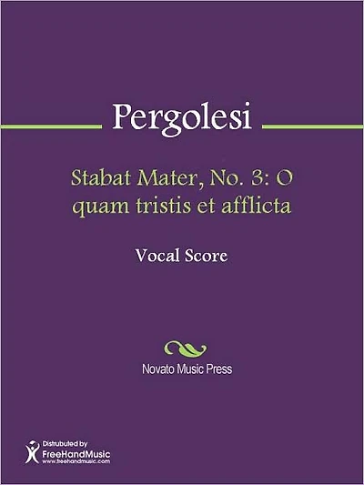 Stabat Mater, No. 3: O quam tristis et afflicta