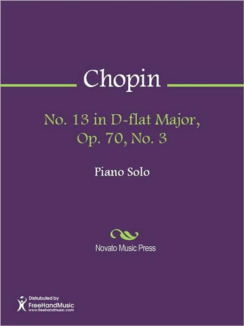No. 13 in D-flat Major, Op. 70, No. 3