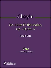 No. 13 in D-flat Major, Op. 70, No. 3