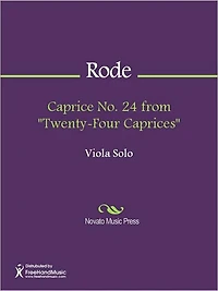 Caprice No. from "Twenty-Four Caprices
