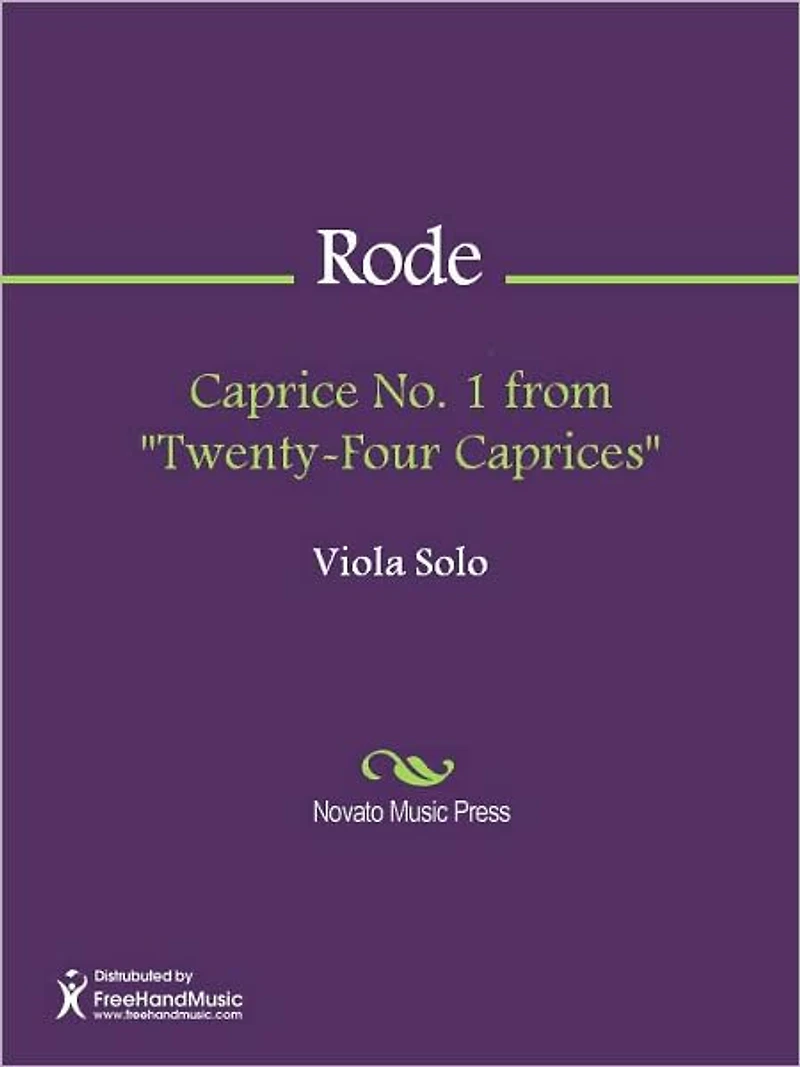 Caprice No. 1 from "Twenty-Four Caprices"