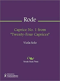 Caprice No. 1 from "Twenty-Four Caprices"
