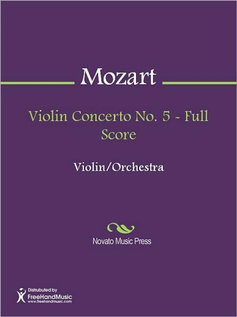 Violin Concerto No. 5 - Full Score