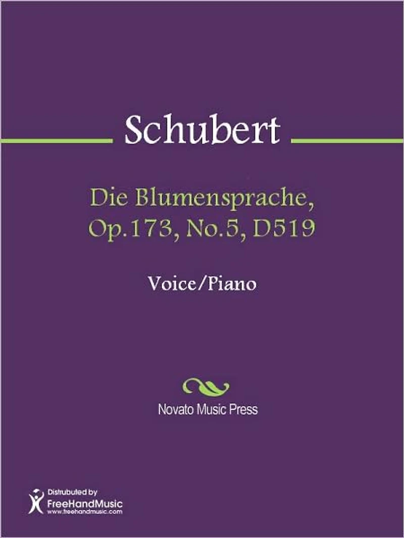 Die Blumensprache, Op.173, No.5, D519