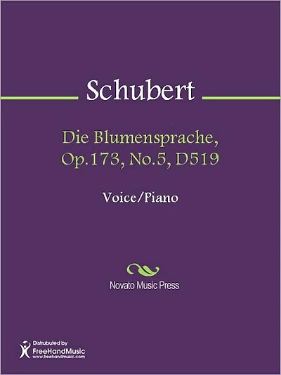 Die Blumensprache, Op.173, No.5, D519