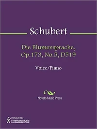 Die Blumensprache, Op.173, No.5, D519