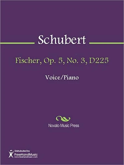 Fischer, Op. 5, No. 3, D225