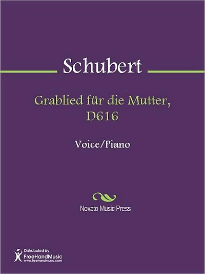 Grablied fur die Mutter, D616