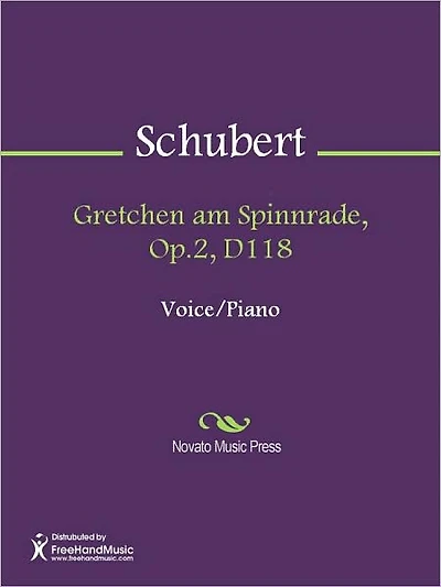 Gretchen am Spinnrade, Op.2, D118