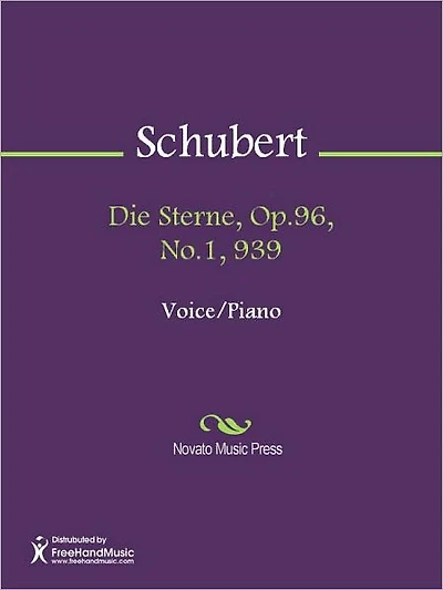 Die Sterne, Op.96, No.1, 939