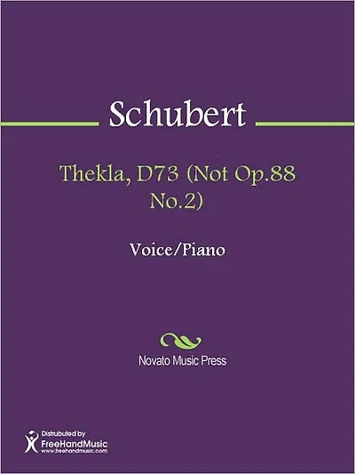 Thekla, D73 (Not Op.88 No.2)