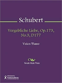 Vergebliche Liebe, Op.173, No.3, D177