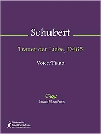 Trauer der Liebe, D465
