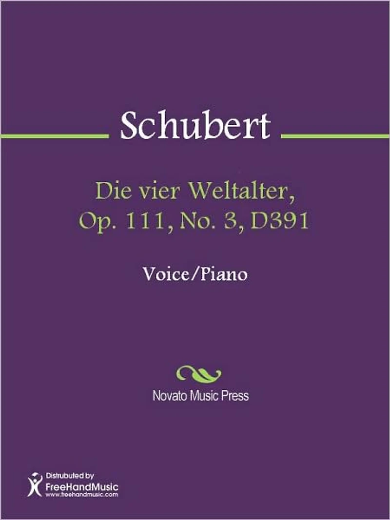 Die vier Weltalter, Op. 111, No. 3, D391