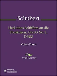 Lied eines Schiffers an die Dioskuren, Op.65 No.1, D360