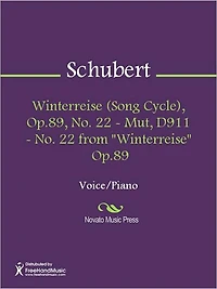 Winterreise (Song Cycle), Op.89, No. 20 - Der Wegweiser, D911 - No. 20 from "Winterreise" Op.89