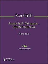 Sonata in B-flat major - K393/P326/L74