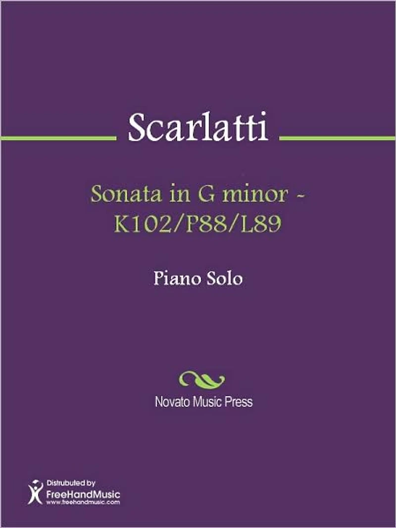 Sonata in G minor - K102/P88/L89