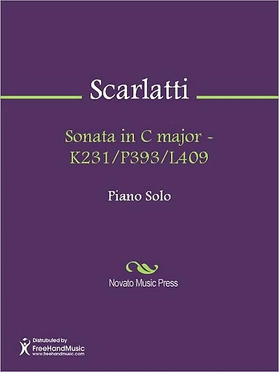 Sonata in C major - K231/P393/L409