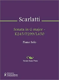 Sonata in G major - K245/P299/L450