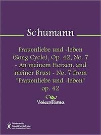 Frauenliebe und -leben (Song Cycle), Op. 42, No. 8 - Nun hast du mir den ersten Schmerz gethan - No. 8 from "Frauenliebe und -leben" op. 42