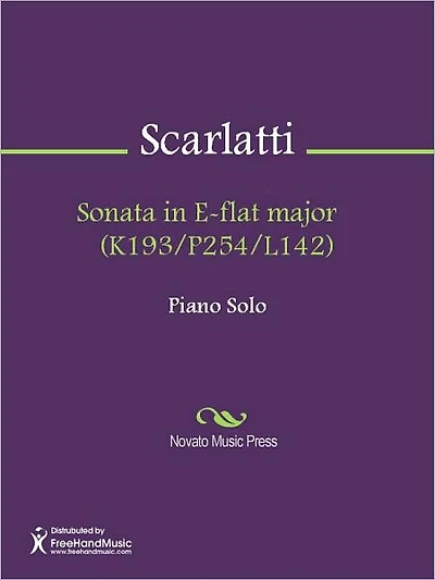 Sonata in E-flat major (K193/P254/L142)