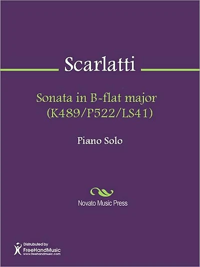Sonata in B-flat major (K489/P522/LS41)
