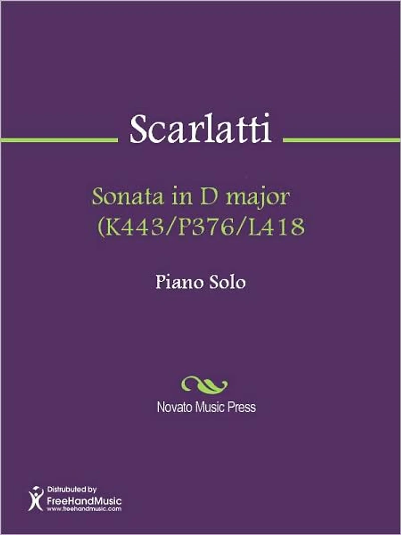 Sonata in D major (K224/P225/L268)