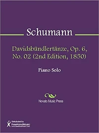 Davidsbundlertanze, Op. 6, No. 02 (2nd Edition, 1850)