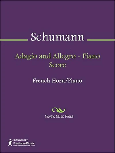 Adagio and Allegro - Piano Score