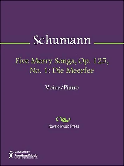 Five Merry Songs, Op. 125, No. 1: Die Meerfee