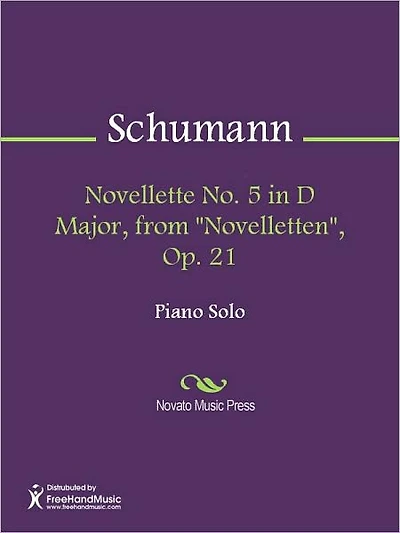 Novellette No. in D Major, from "Novelletten
