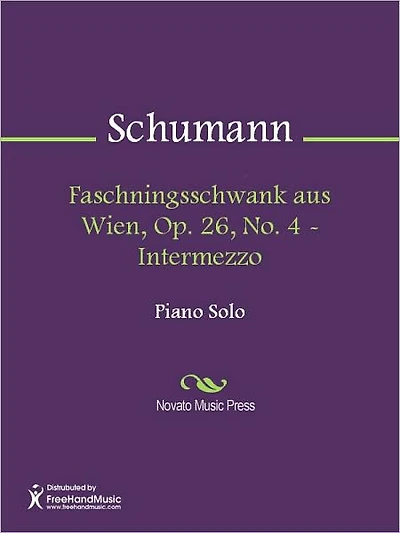 Faschningsschwank aus Wien, Op. 26, No. 4 - Intermezzo