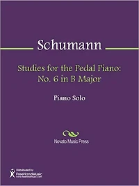 Studies for the Pedal Piano: No. 6 in B Major