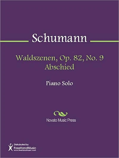 Waldszenen, Op. 82, No. 9 Abschied